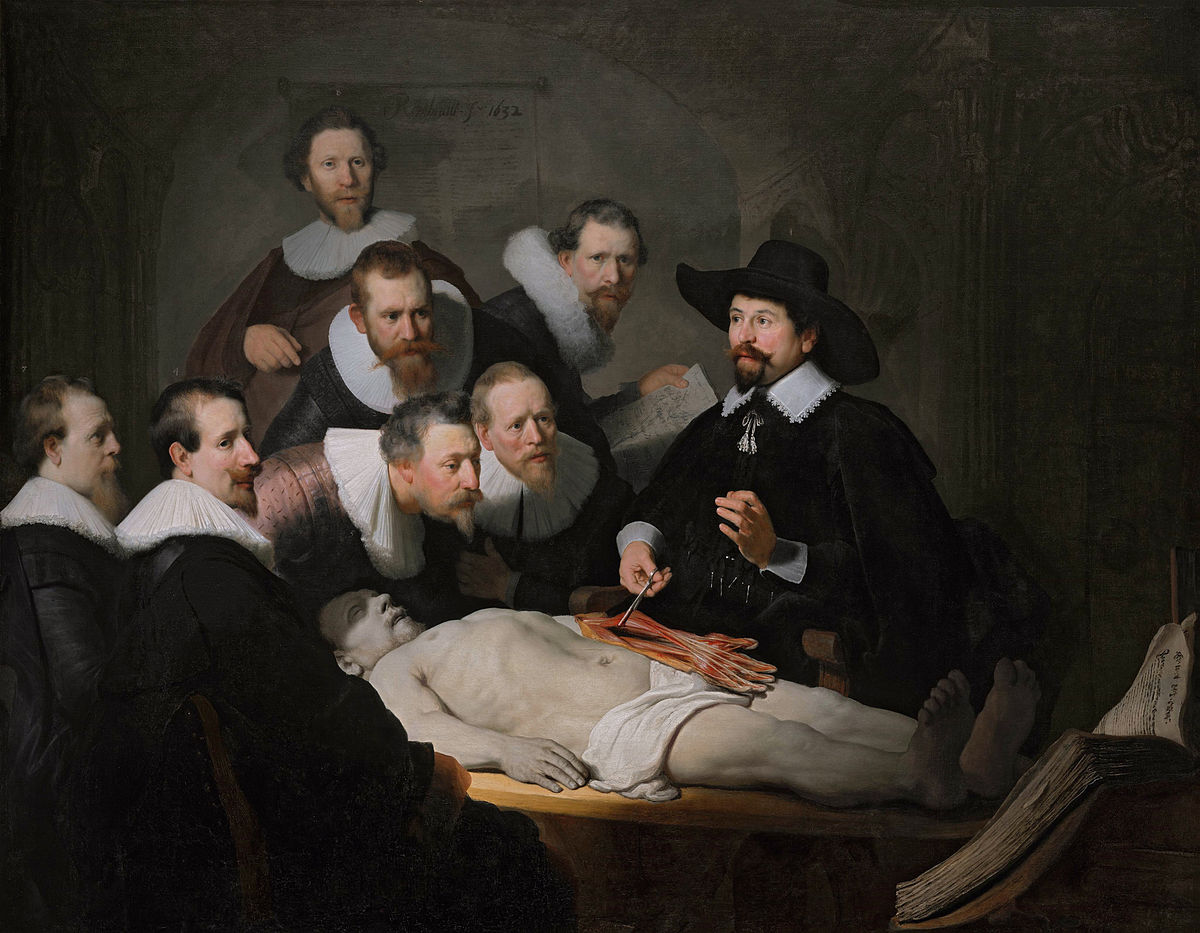 Rembrant - Čas anatomije doktora Nikolasa Tulpa
