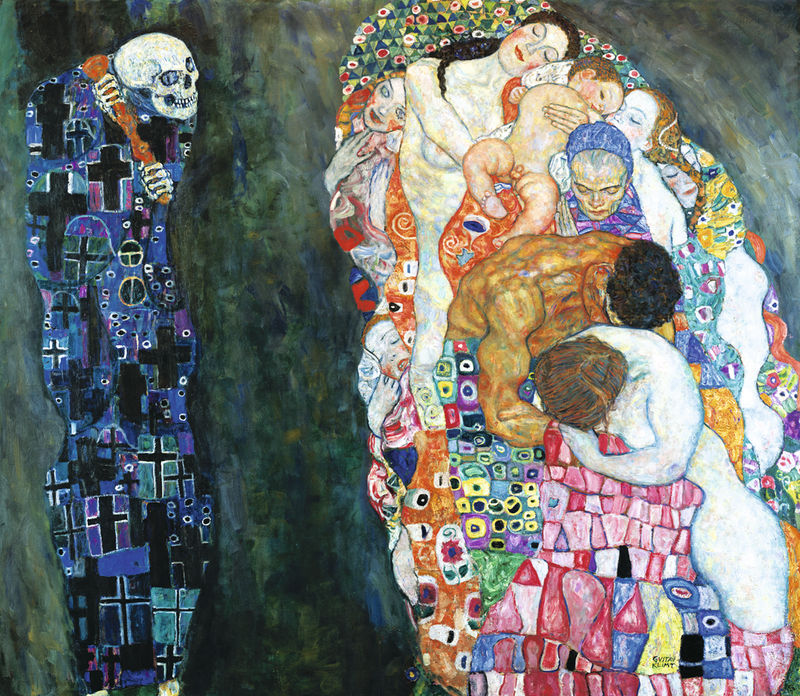 Umetnički prikaz svakodnevice lekara - "Život i smrt" (Gustav Klimt)